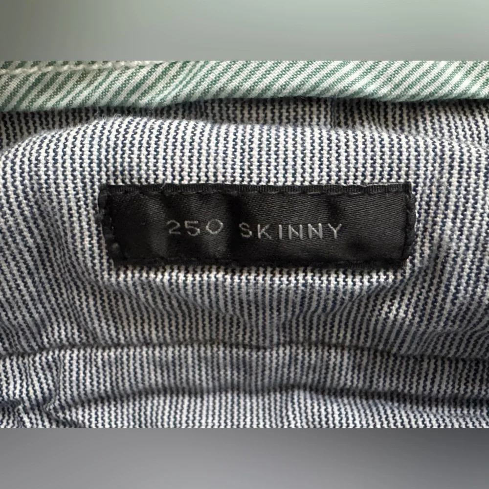 J. Crew Stretch Men's Dark Grey/Green Chino Pants - Skinny Fit